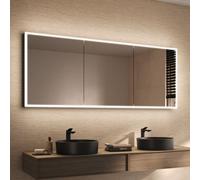Schneider GLOW D2W Armoire de toilette, 3 portes, 218.181.02.44, GLO1 180/3/GT/D2W