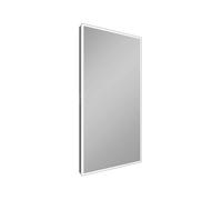 Schneider GLOW HCL miroir lumineux, bandes lumineuses tout autour, Human Centric Lighting, avec chauffage du miroir, 46x5,5x90cm, 166.446.01.41, Couleur: Noir Mat