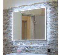 Schneider GLOW HCL miroir lumineux, éclairage LED tout autour, 1300x760mm, 166.330.01.50, Couleur: argent anodisÃ©