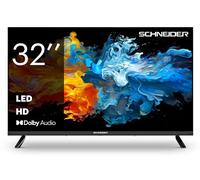 SCHNEIDER - GMS32A3 - TV D-LED 2K HD 32""(80cm) - Non SMART - 1366 x 768 pix 2K HD - HDMIx3 - Dolby audio - USBx2
