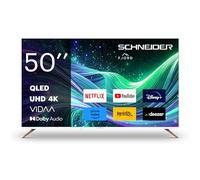 SCHNEIDER - GMS50F1 - Téléviseur QLED UHD 50""(127cm) Fjord - Smart Vidaa - 3840*2160 pix UHD - HMDIx3 - USBx2 - Dolby - Netflix