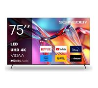 SCHNEIDER - GMS75A2 - TV LED 4K 75"" (189cm) - 4K UHD 3840 x 2160 - Smart Vidaa - HDMIx3 - Netflix