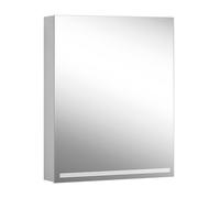 Schneider GRACE TW Armoire de toilette avec éclairage, 1 porte butée gauche, 595x120x700mm, intensité lumineuse variable, 2000-6500K, 116.461.02.50, Exécution: norme UE/corps argent anodisÃ©