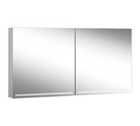 Schneider GRACE TW Armoire de toilette avec éclairage, 2 portes 70/70cm, 1395x120x700mm, intensité lumineuse variable, 2000-6500K, 116.540.02.50, Exécution: norme UE/corps argent anodisÃ©