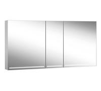 Schneider GRACE TW Armoire de toilette avec éclairage, 3 portes 60/30/30cm, 1495x120x700mm, intensité lumineuse variable, 2000-6500K, 116.550.02.50, Exécution: norme UE/corps argent anodisÃ©