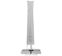 Schneider housse de protection pour parasols excentrés, gris argenté, jusqu'à 400 cm Ø & 300x300 cm