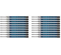 Schneider International Express 735 M, ISO 12757-2 G2 Lot de 20 recharges indélébiles Noir