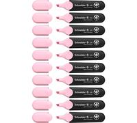 Schneider Job 150 Surligneur, lot de 10, Rose | Pour l'école et le bureau, lettering et calligraphie