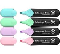 Schneider Optics Surligneurs Job Pastel – Lot de 4