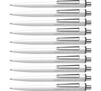 Schneider K 3 Biosafe Stylo à bille, lot de 10, Encre noire | Encre indélébile, épaisseur de trait moyenne (M)