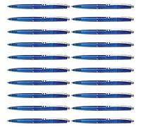 Schneider K20 Icy Colours (Stylo bille rétractable, M) Lot de 20, Bleu