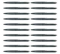 Schneider K20 Icy Colours (Stylo bille rétractable, M) Lot de 20, Noir