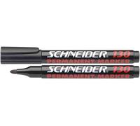 Schneider Schreibgeräte Maxx 130 113001 Marqueur permanent noir résiste à l'eau: oui