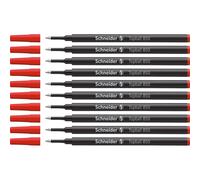Schneider Lot De 10 Recharges Pour Roller Topball 850 05 Rouge