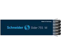 Schneider SLIDER 755 Recharge stylo bille Format G2/ViscoGlide® M/noir/permanent Lot de 10 G