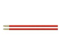 Schneider Lot De 2 Recharges Stylo Take 4 Pointe Moyenne Rouge