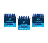 SCHNEIDER stylos cartouches standard bleues pour stylos sCHNEIDER et autres de 6