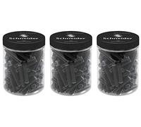 Schneider - Lot de 3 boîtes de 100 cartouches d'encre standard - Pour stylo - Noir