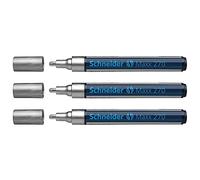 SCHNEIDER Lot de 3 Marqueurs peinture Maxx 270 Pointe Ogive 2-3 mm argent