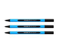SCHNEIDER Lot de 3 Stylos à bille Slider Edge Pte Moyenne noir