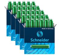 SCHNEIDER Lot de 5 Boîtes 6 Cartouches d'encre pour Stylo Plume (Vert)