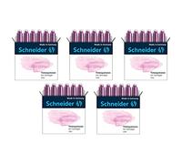 Schneider Lot de 6 cartouches d'encre pastel standard pour stylo-plume Violet