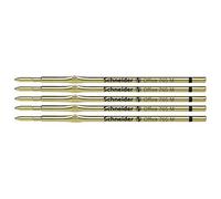 SCHNEIDER Lot de 5 Recharges Office 765 Pointe Moyenne Noir