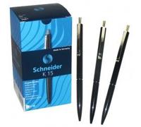 Schneider Lot De 50 Stylos À Bille K15 Avec Clip En Acier (Noir) (Import Allemagne)