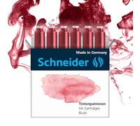 Schneider Lot de 6 cartouches d'encre pastel (standard pour plume) Blush