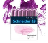 Schneider Optics Cartouches d'encre pour stylo-plume – Lot de 6 pastel standard Violet