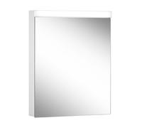 Schneider LOWLINE Basic LED armoire de toilette lumineuse, 1 porte, butée réversible, 60x74,8x13,5cm, 171.260., Exécution: norme UE/corps blanc/4000K