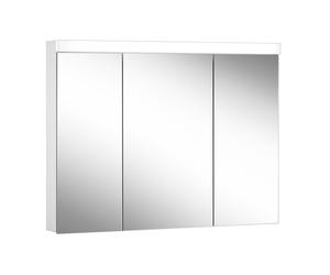Schneider LOW basic LED Armoire de toilette avec éclairage, 3 portes 30/40/30cm, 995x120x747mm, 171.301.02.02, Exécution: norme UE/corps blanc/4000K