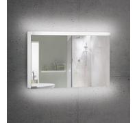 Schneider LOW plus Armoire de toilette, 2 portes, 172.120.02.02, LOP 120/2/LED