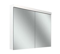 Schneider LOW plus LED armoire de toilette, 2 portes 50/50cm, 995x120x747mm, éclairage en haut, 172.100.01.02, Exécution: norme CH/corps blanc/4000K