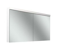 Schneider LOW plus LED armoire de toilette, 2 portes 70/70cm, 1395x120x747mm, éclairage en haut, 172.140.01.0201, Exécution: norme CH/corps blanc/3000K