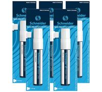 Schneider Marqueur à craie Maxx 260 blanc Blister 1 pièce - Lot de 5
