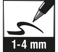 Schneider Marqueur indélébile Maxx 133 113304 1+4mm pointe biseautée vert