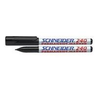 SCHNEIDER - Marqueur permanent 240, pointe ogive, noir Largeur de tracé: env. 1,0 - 2,0 mm -124001 Noir G