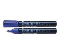 SCHNEIDER - Marqueur permanent 230, pointe ogive, bleu Largeur de tracé: env. 1,0 - 3,0 mm, rechargeable -123003 Bleu G