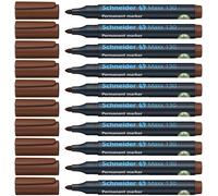 Schneider Maxx 130 Marqueur, lot de 10 | Rechargeable, plastique recyclé