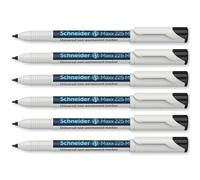 Schneider Maxx 225 M Lot de 6 marqueurs non permanents Noir 1,0 mm
