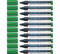 Schneider Maxx 293 Marqueur tableau blanc, lot de 10, Vert | Rechargeable
