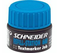 Schneider Maxx 660, Pen Refill Station Refill Ink Highlighter Job, 30 ml, Blue b