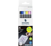 Schneider ML07010502 Schneider Paint-It 070 feutres couleurs assorties, 6 pcs.