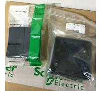 Schneider Electric – Double poussoir lumineux LED Mureva Styl MUR35228 composable IP55 IK07 gris