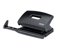 Schneider Novus Perforateur en plastique C 216, 1,6 mm, 16 feuilles (Noir)