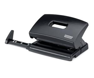 Schneider Novus Perforateur en plastique C 216, 1,6 mm, 16 feuilles (Noir)