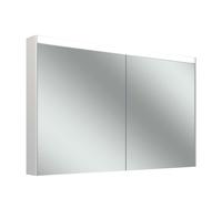 Schneider OBJECT Line Comfort armoire de toilette LED, 2 portes 60/60cm, 1195x123x743mm, éclairage en haut, 204.120.02.0201, Exécution: norme UE/corps blanc/3000K
