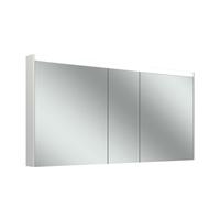 Schneider OBJECT Line Comfort Armoire de toilette LED, 3 portes 60/30/60cm, 1495x123x743mm, éclairage en haut, 204.150.02.0201, Exécution: norme UE/corps blanc/3000K