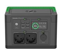 Schneider OffGrid 330 - Centrale électrique portable - LCD, lithium-ion, 2 prises schuko CEE 7/3, onde sinusoïdale, 3 USB-A, 1 USB-C, chargeur sans